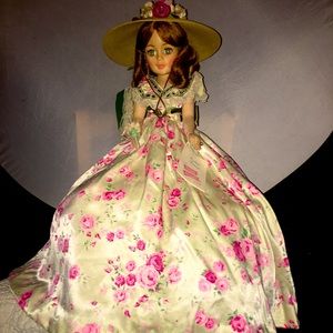Madame Alexander,ScarletO’Hara“Gonewiththewind”portrait doll original costumeNOS